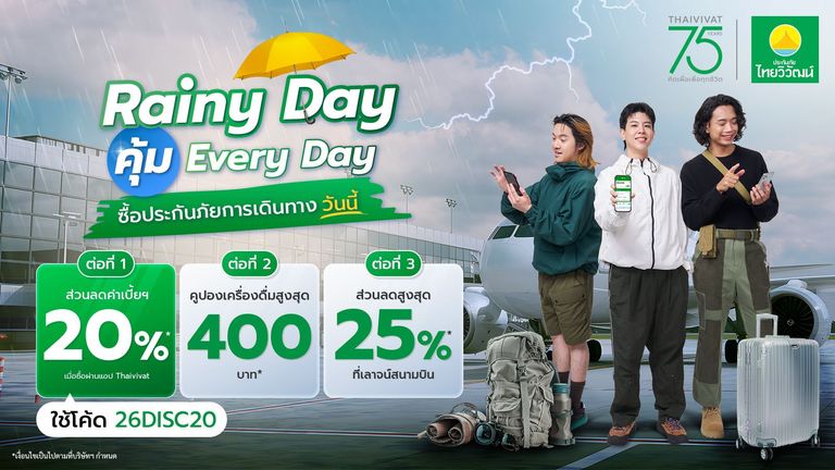 ครบรอบ 75 ปี ประกันการเดินทางต่างประเทศ พลัส